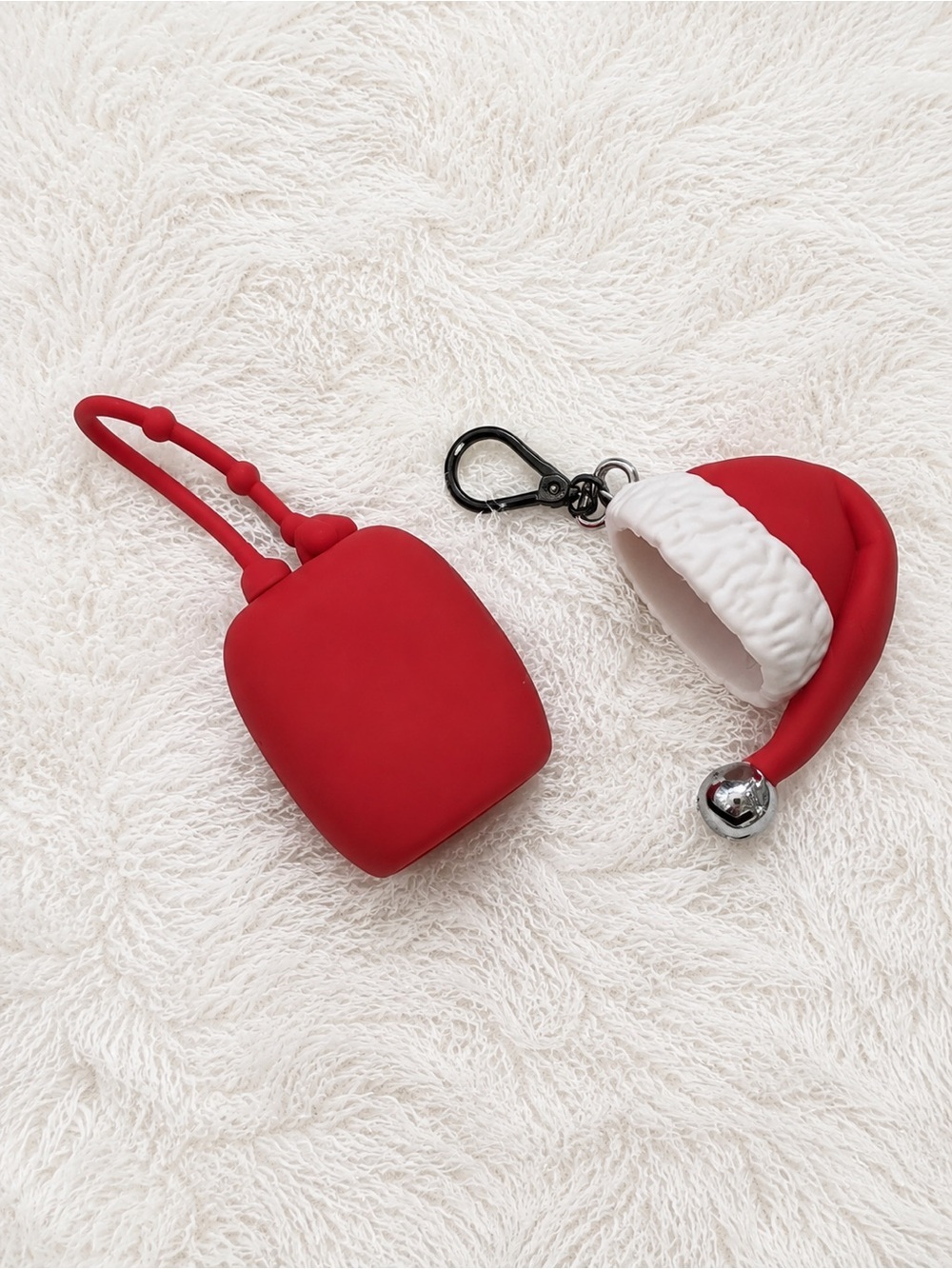 Bath & Body Works PocketBac Holders – Red Silicone & Santa Hat